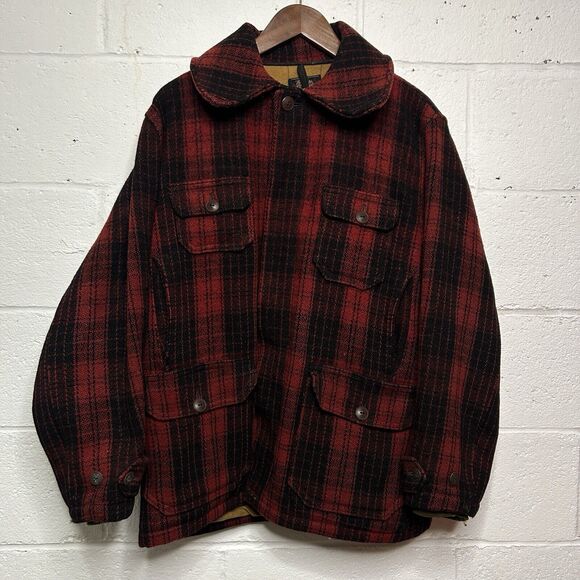 Woolrich Other - Vintage Woolrich 503 Mens Wool Mackinaw Plaid Jacket 2024